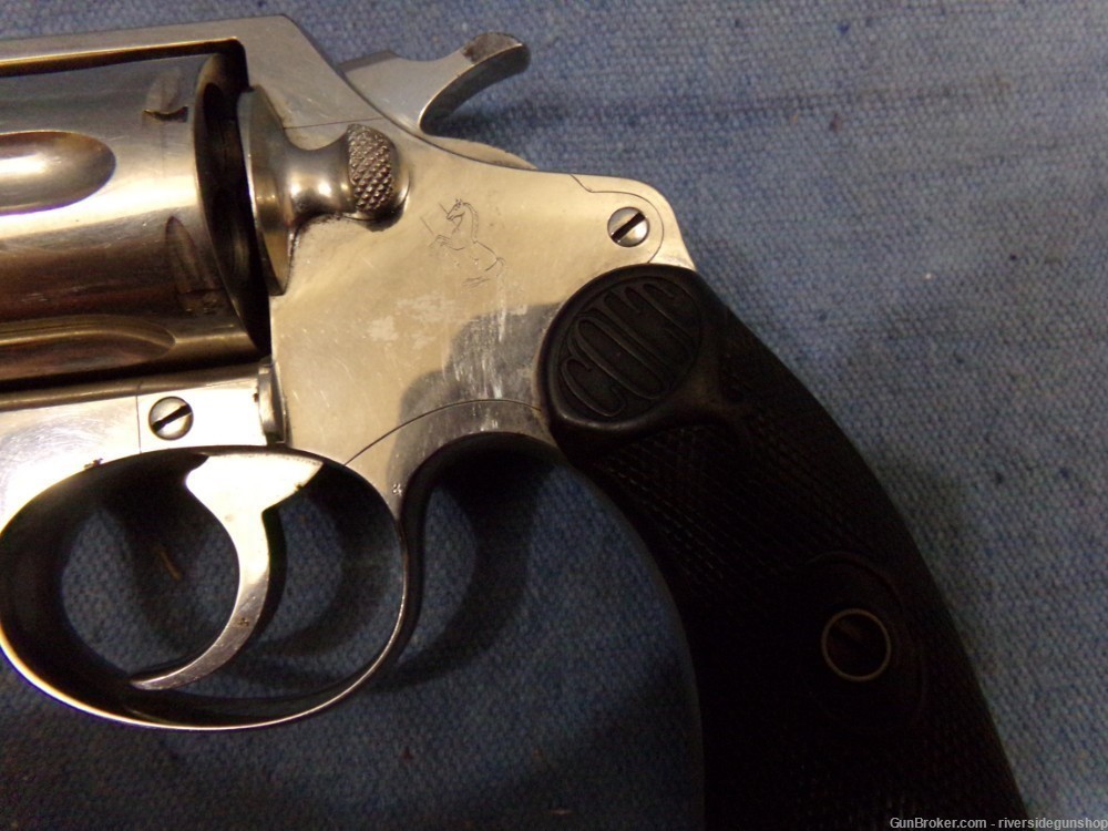Colt Police Positive, 1st issue, 38 Special, Nickel, made in 1923-img-9
