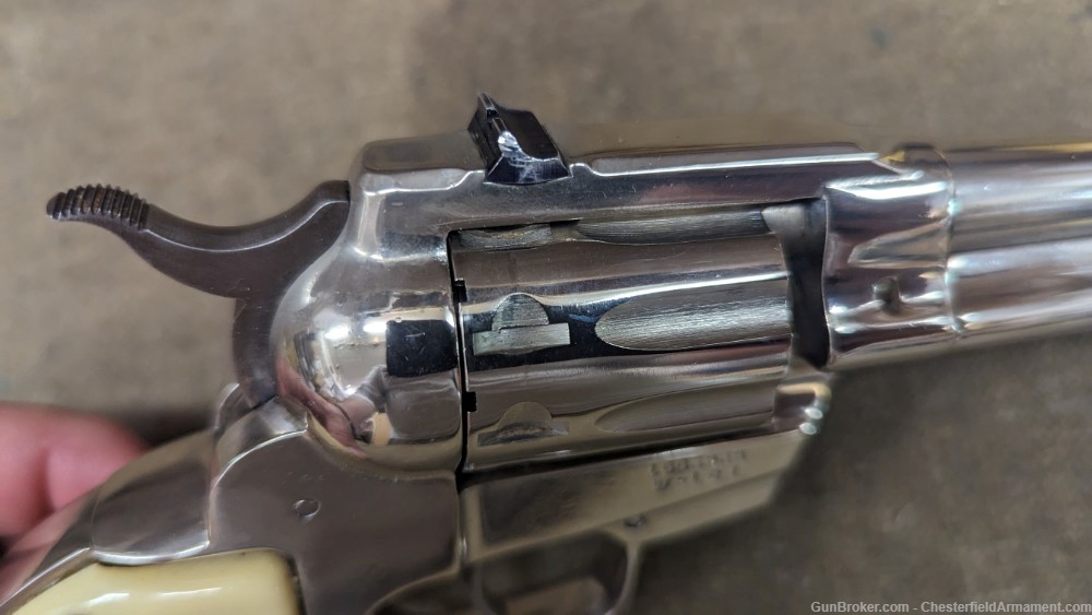 High Standard Double Nine W-101 22LR revolver 5.5" nickel-img-5