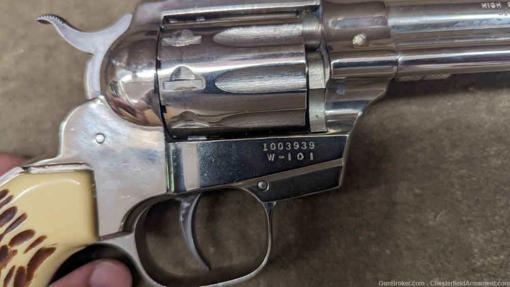 High Standard Double Nine W-101 22LR revolver 5.5" nickel-img-4