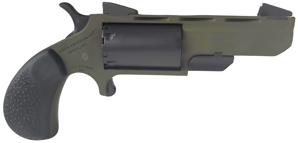 North American Arms Green Huntsman 22 LR/22 Mag 5rd 2 Vent Rib Barrel Fixed-img-0