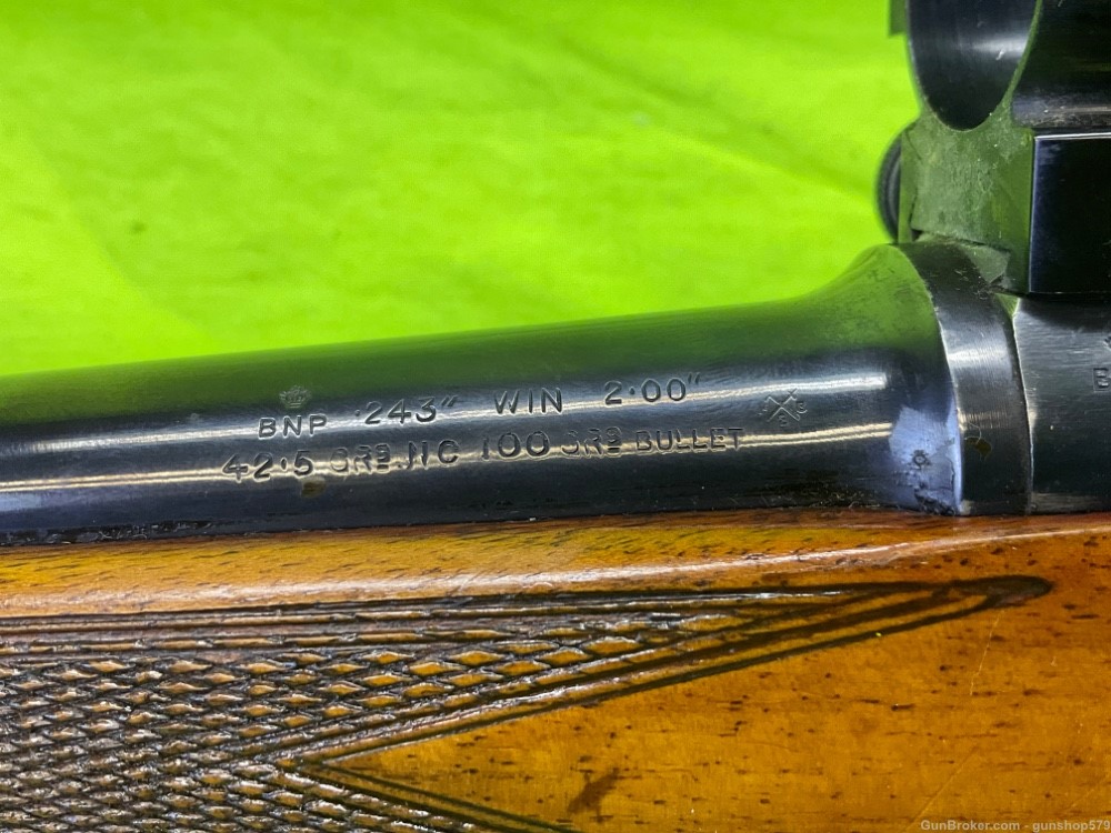 RARE BSA Royal Light Weight Rifle 243 Winchester 6.3 Pounds 22 In Mauser-img-25