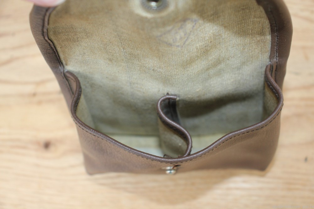 PSL FPK Brown two pocket tool pouch snap closure-img-2