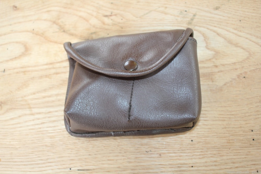 PSL FPK Brown two pocket tool pouch snap closure-img-0