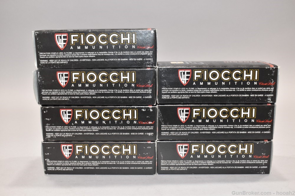 7 Boxes 350 Rds Fiocchi 44 S&W Russian 247 G LRN Ammunition-img-3