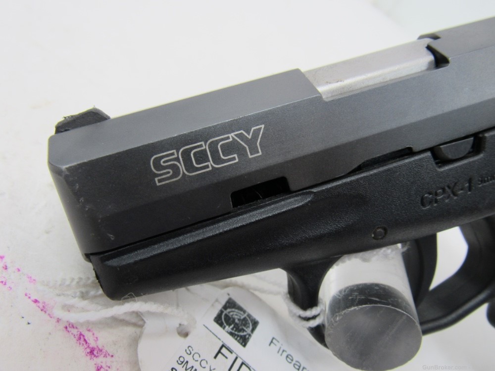  Nice SCCY CPX-1 DAO 9MM 3.1"Brl w/Thumb Safety No Reserve-img-1
