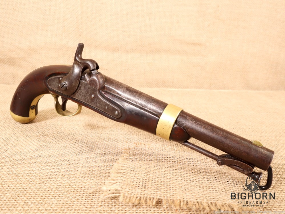 H. Aston, Henry Aston, Model 1842 Percussion Pistol .54 Cal. Mfg. 1847-img-0