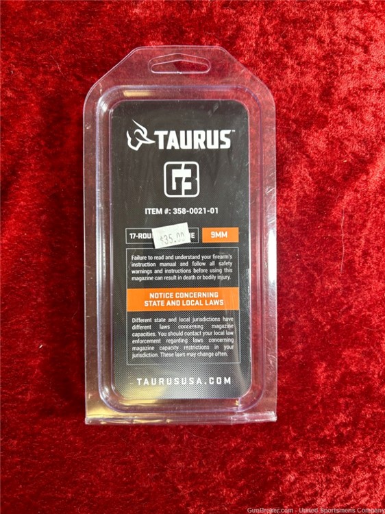 Taurus G3c 9mm 12 round mag-img-1