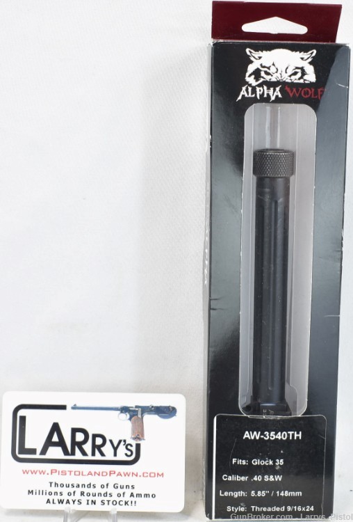 Alpha Wolf Glock 35 .40 S&W Extended, Threaded Barrel - Very Good-img-0