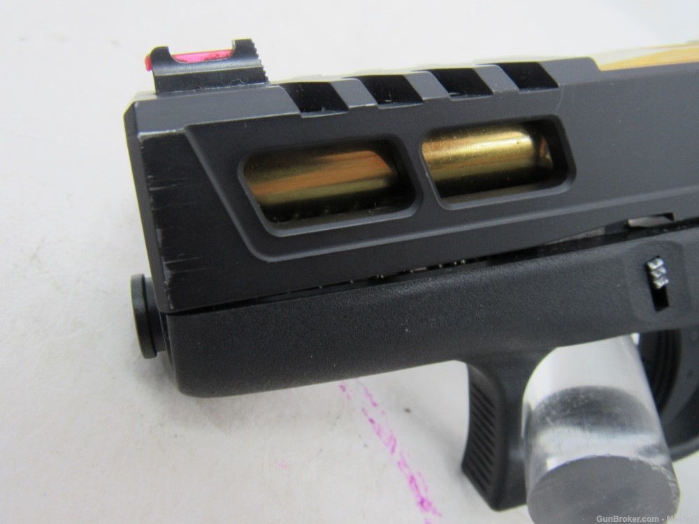 Glock / Zaffiri MOS 43X Custom 9mm $.01 Start No Reserve-img-1