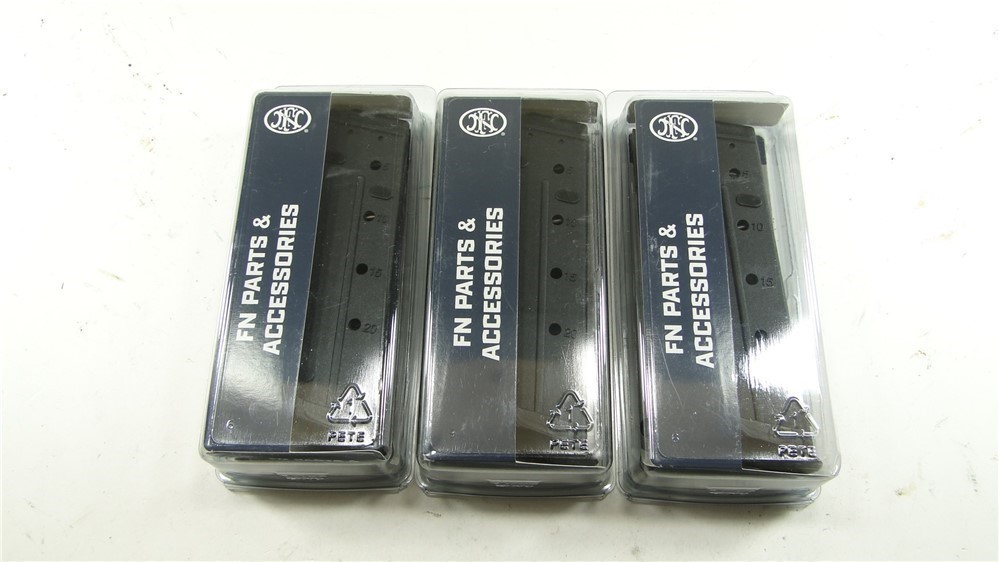 (3 TOTAL) FN FIVE SEVEN 20 ROUND 5.7x28mm MAGAZINE 3866100030 (NEW)-img-0