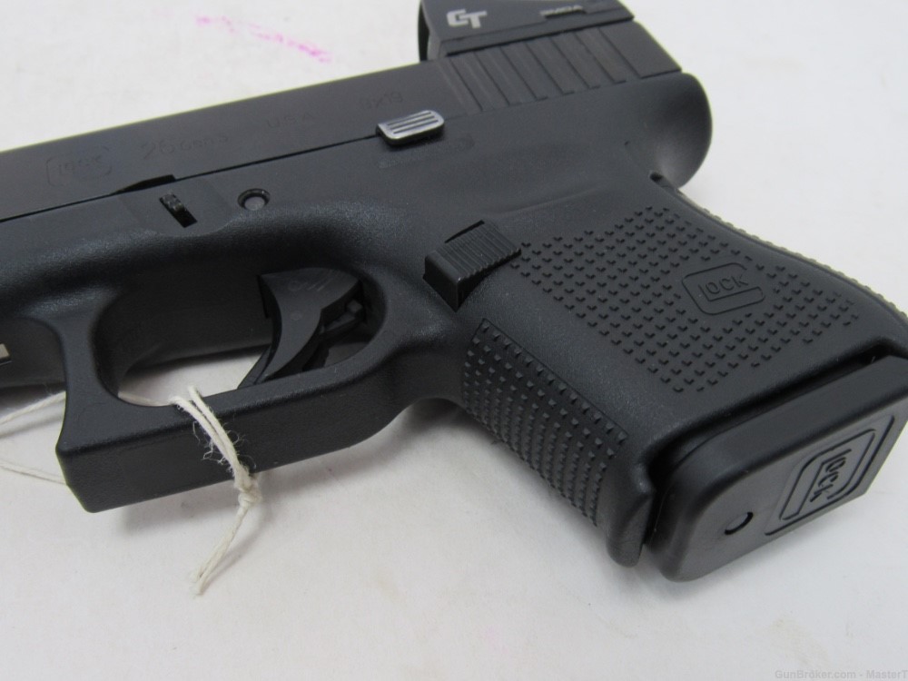  Glock 26 Gen 5 MOS 9mm 3.4"Brl w/CT Micro Red Dot $.01 Start No Reserve-img-4