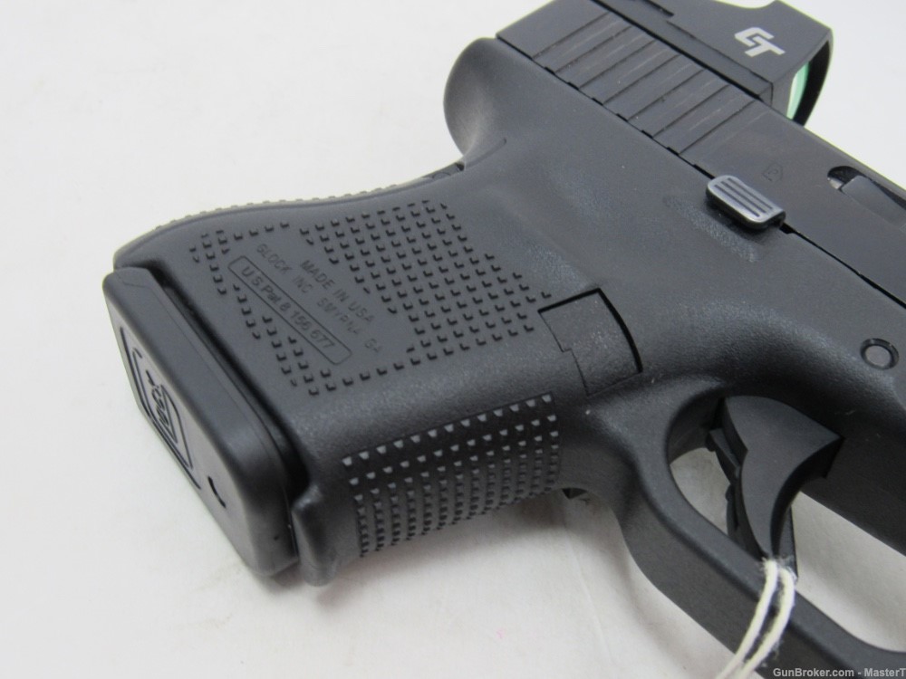  Glock 26 Gen 5 MOS 9mm 3.4"Brl w/CT Micro Red Dot $.01 Start No Reserve-img-14