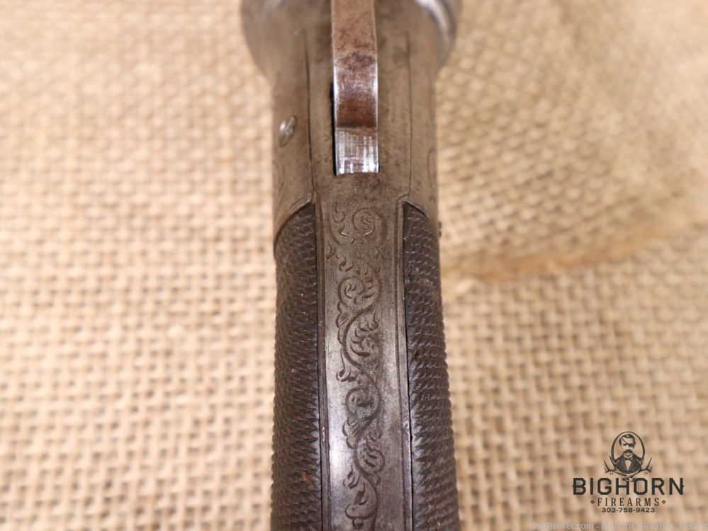 1800's Antique British Transitional 6-Shot Revolver 5.5" .36 Cal.-img-19