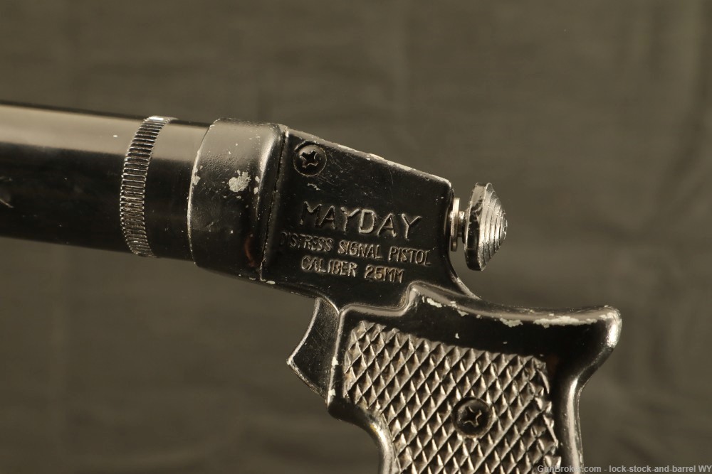 Vintage Japanese 25mm Flare Signal Pistol -img-2