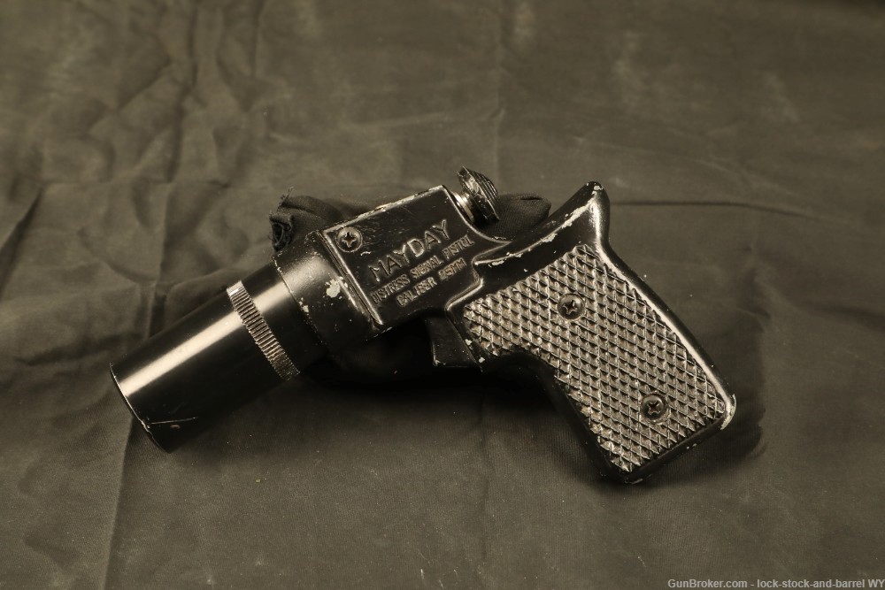 Vintage Japanese 25mm Flare Signal Pistol -img-1