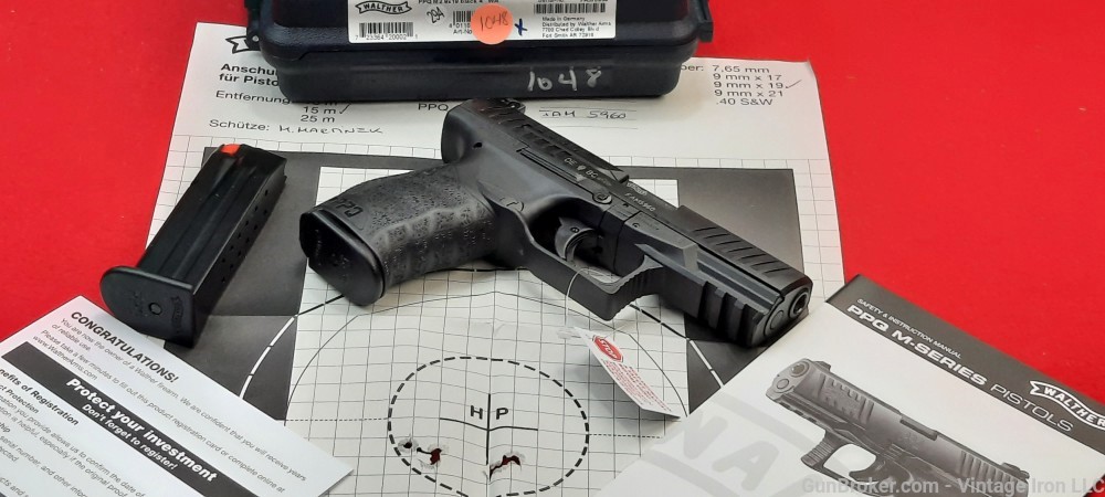 Walther PPQ M2 9mm with (2) 15 round mags. NIB! NR-img-34