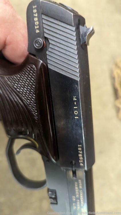 High Standard Dura-Matic M-101 22LR pistol C&R 1967-img-4