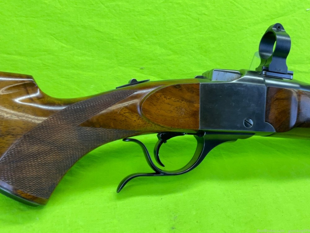 Custom Ruger No. 1 Number 3 Single Shot 257 Roberts 26 In Circassian Walnut-img-4
