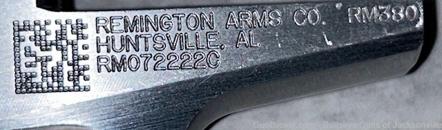 Remington RM380 Chrome Stripped Frame -img-2