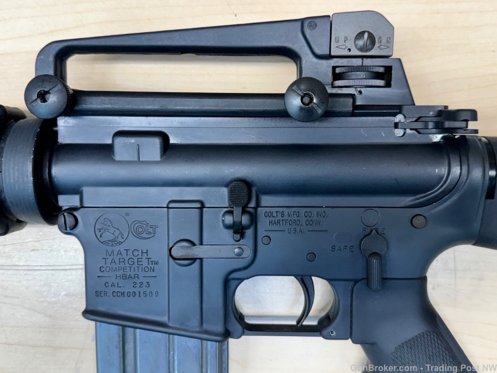 Colt HBAR Match Target Competition- .223 Rem- 20" Barrel- 1998- w/ Colt Mag-img-4