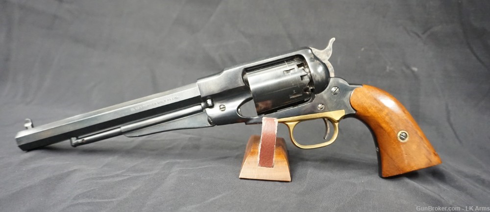 Pietta 1858 Remington Black Powder Percussion Revolver 44 Cal 8"-img-0