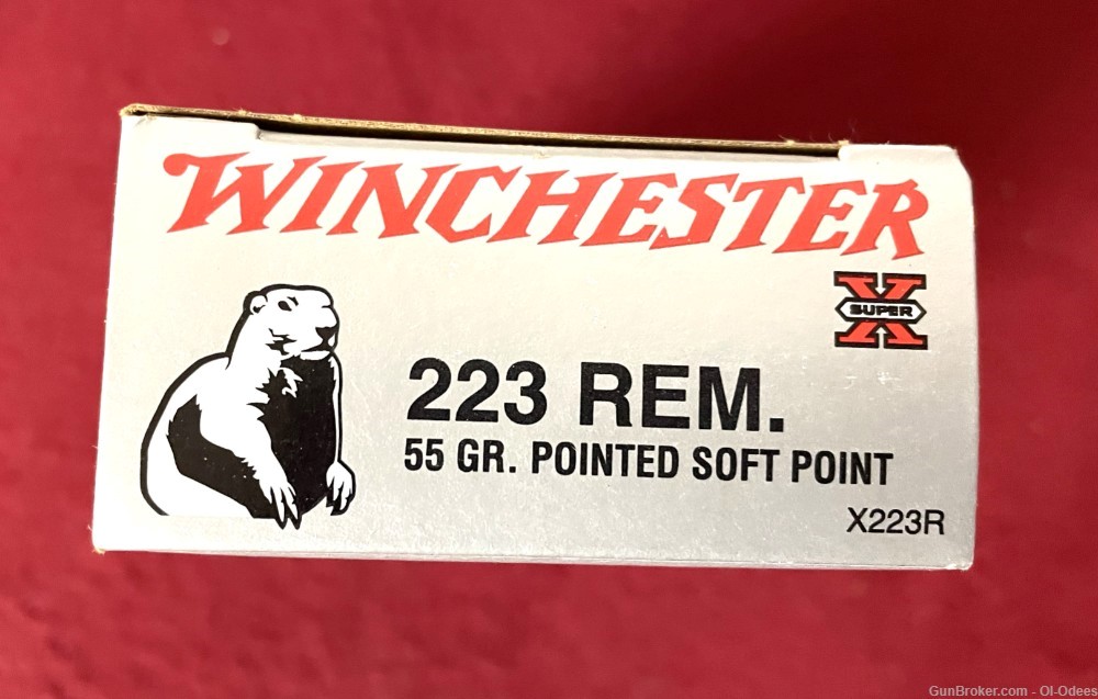 Winchester .223 Rem, 55 Gr. Pointed Soft Point, 100-Rds #X223R-img-3