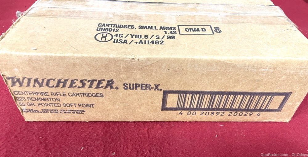 Winchester .223 Rem, 55 Gr. Pointed Soft Point, 100-Rds #X223R-img-5