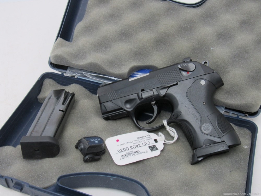  Beretta PX4 Storm Sub Compact 9mm w/2 Mags & Laser in Box 2 7/8”Brl-img-0