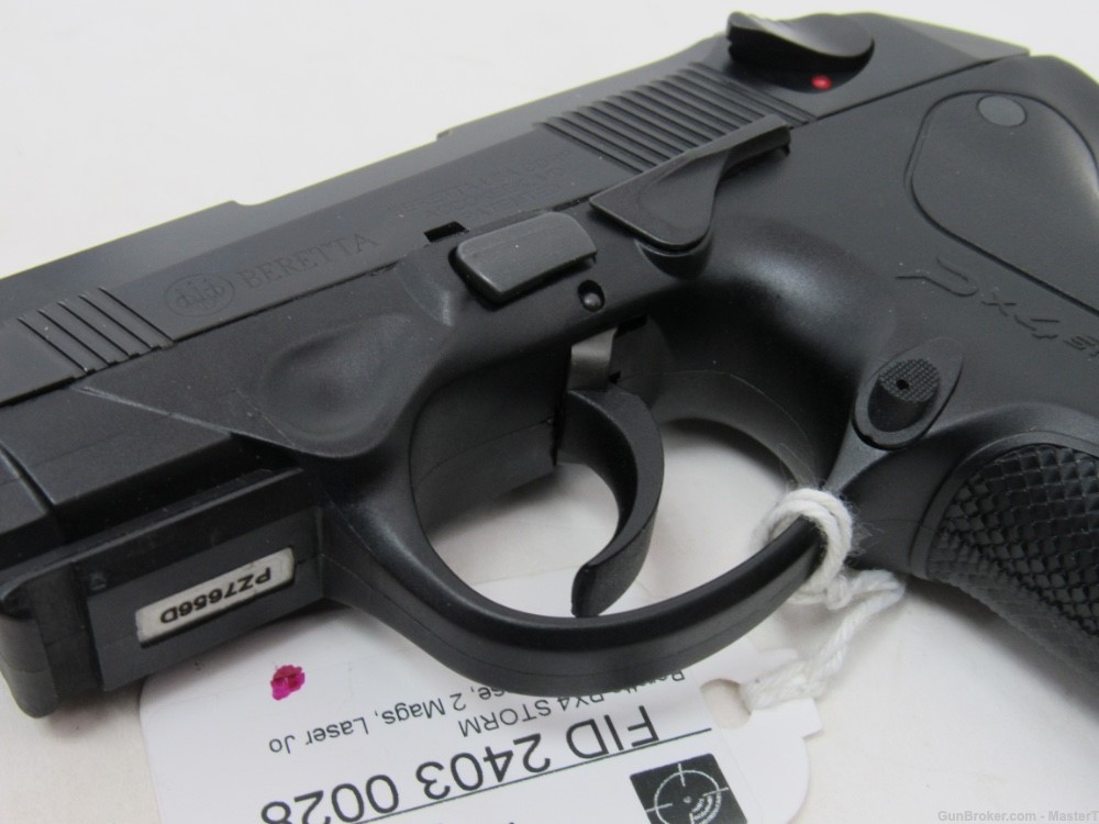  Beretta PX4 Storm Sub Compact 9mm w/2 Mags & Laser in Box 2 7/8”Brl-img-6
