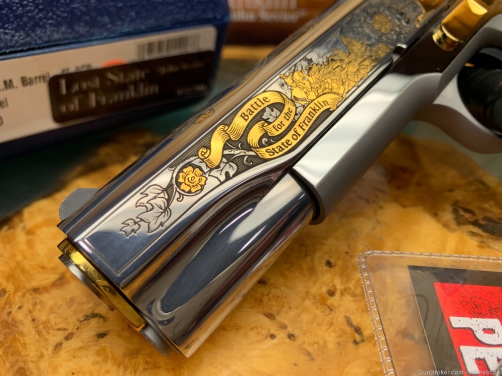 ENGRAVED COLT 1911 GOVERNMENT LOST STATE OF FRANKLIN .45ACP 32 OF 200-img-2