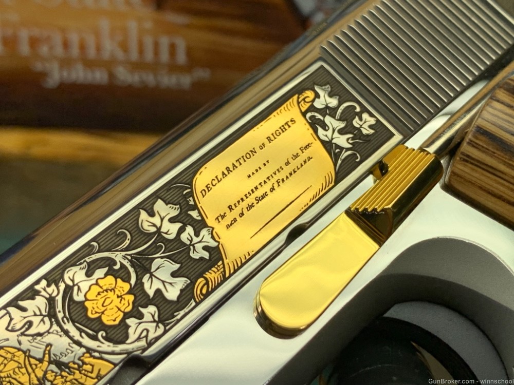 ENGRAVED COLT 1911 GOVERNMENT LOST STATE OF FRANKLIN .45ACP 32 OF 200-img-6
