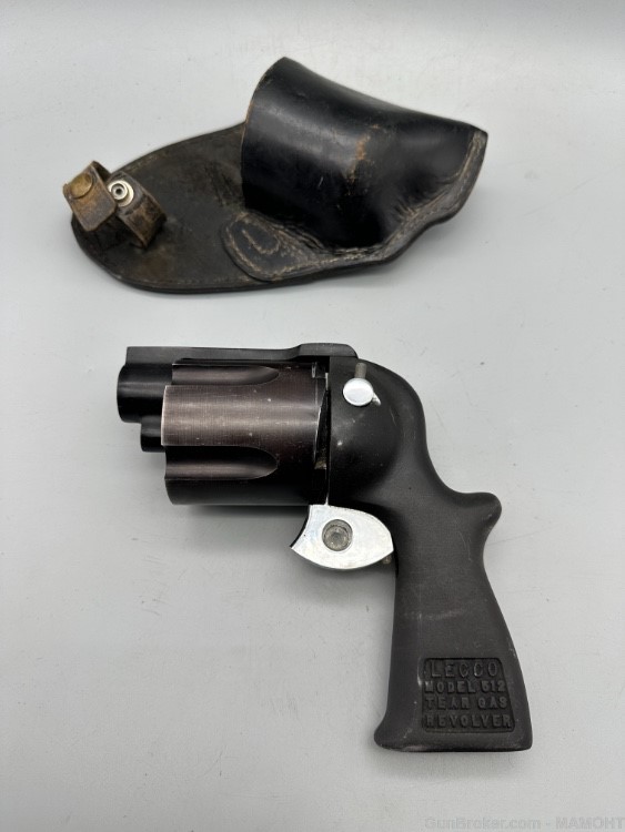 Lec Co Model 512 Tear Gas Revolver Gun 12ga Vintage LECCO Pistol -img-0