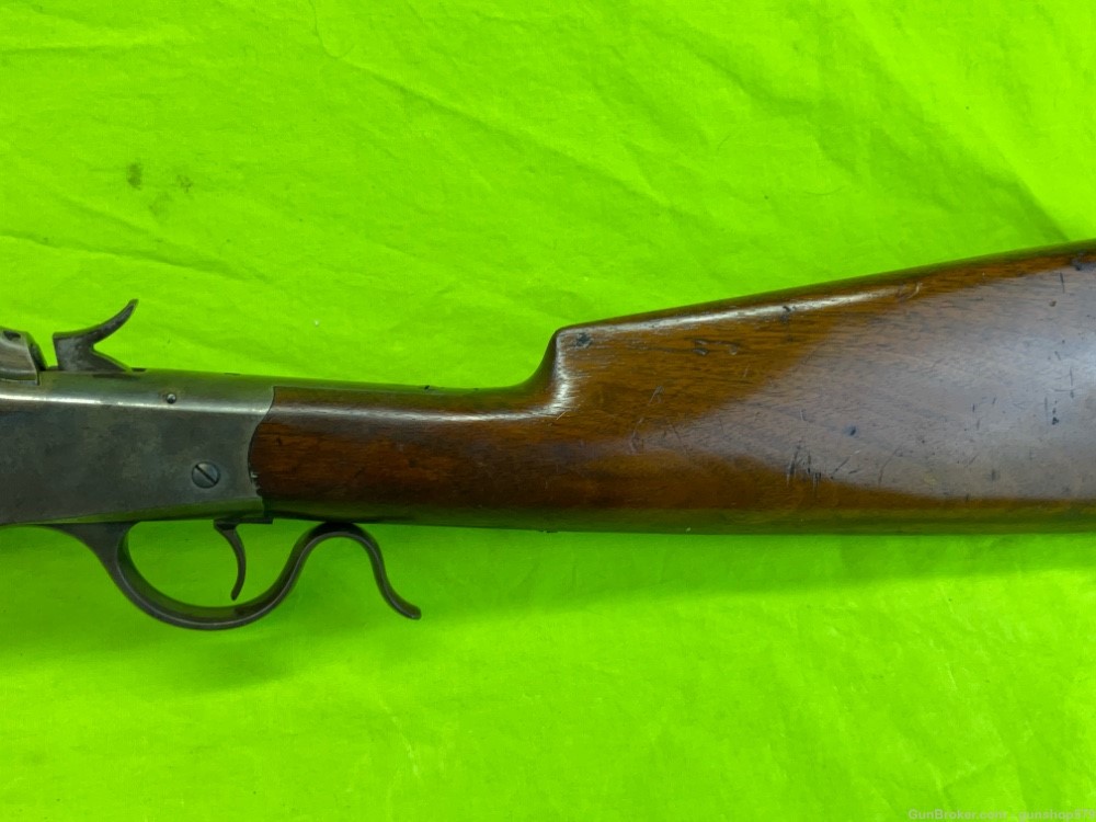 High Condition Antique Pre 1898 Winchester 1885 Low Wall 22 Long MFG 1888-img-21