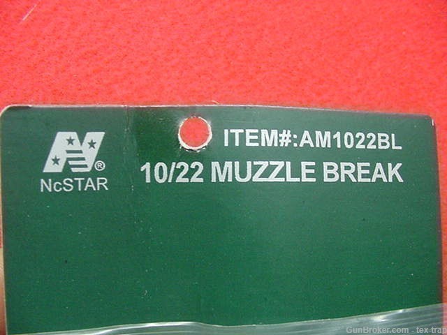 Ruger 10/22 - Muzzle Break - Blued- by NC. Star - New !-img-1