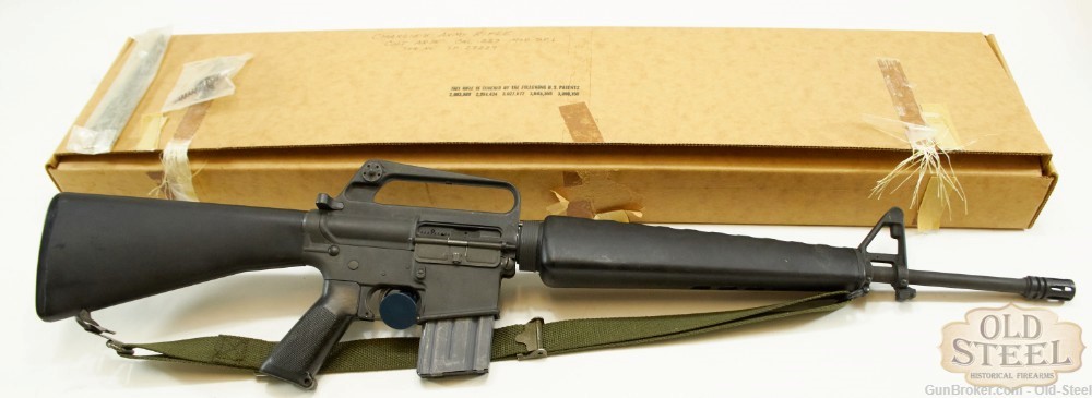  Colt SP1 AR15 .223 MFG 1973 C&R Retro M16A1 Style No Fencing W/ Box-img-0
