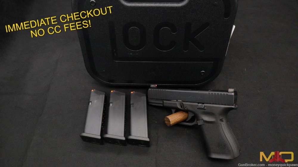 Glock G19 Gen 5 MOS 9mm Excellent Condition In Case Penny Start!-img-0