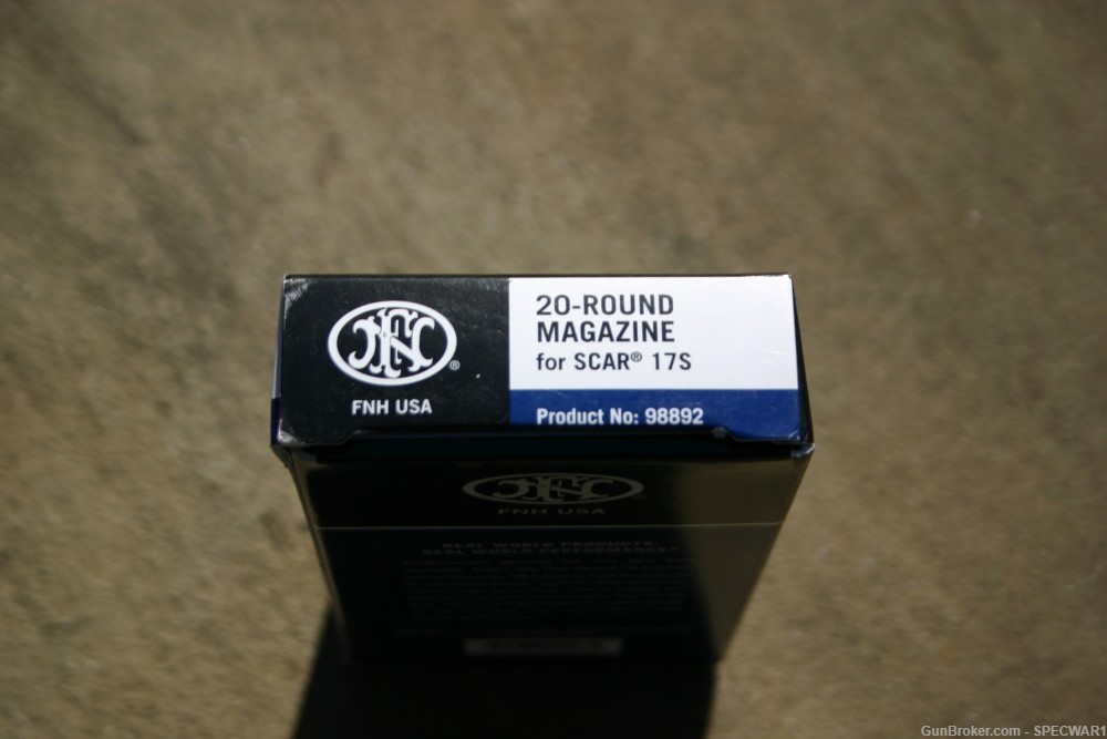FN SCAR 20 BLACK 20RD MAGAZINE NEW IN BOX-img-1