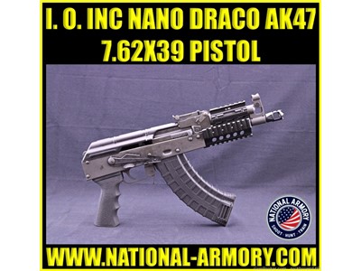 I.O. INC NANO DRACO STYLE AK 47 7.62x39 7.0" PISTOL AK-47 MINI DRACO AK47 
