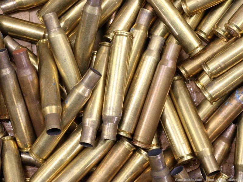 30-06 Mixed Military Empty Brass 120 Rnds-img-1
