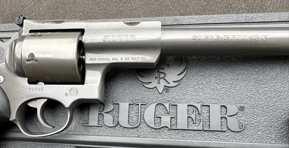 Ruger Super Redhawk .454 Casull & .45 LC,Target Grey,9.5” Barrel,Rings,2006-img-5