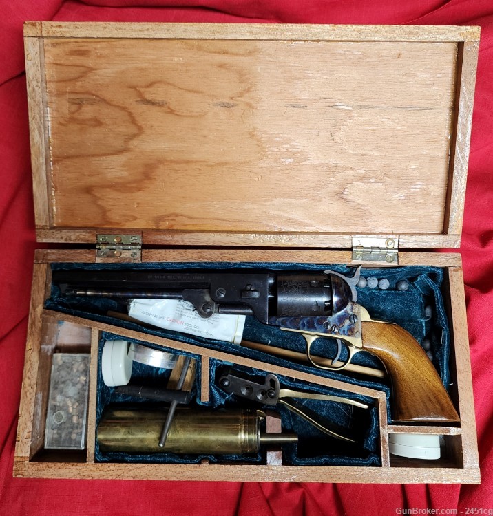 Pietta 1851 Navy Colt Single-Action .36 Caliber Black Powder Revolver -img-4