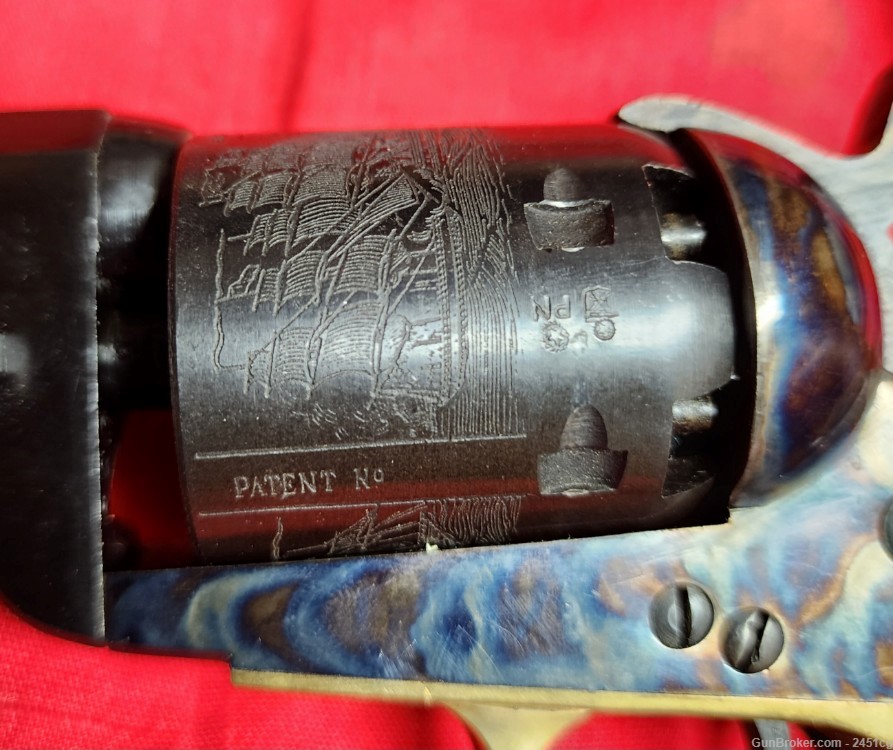 Pietta 1851 Navy Colt Single-Action .36 Caliber Black Powder Revolver -img-22