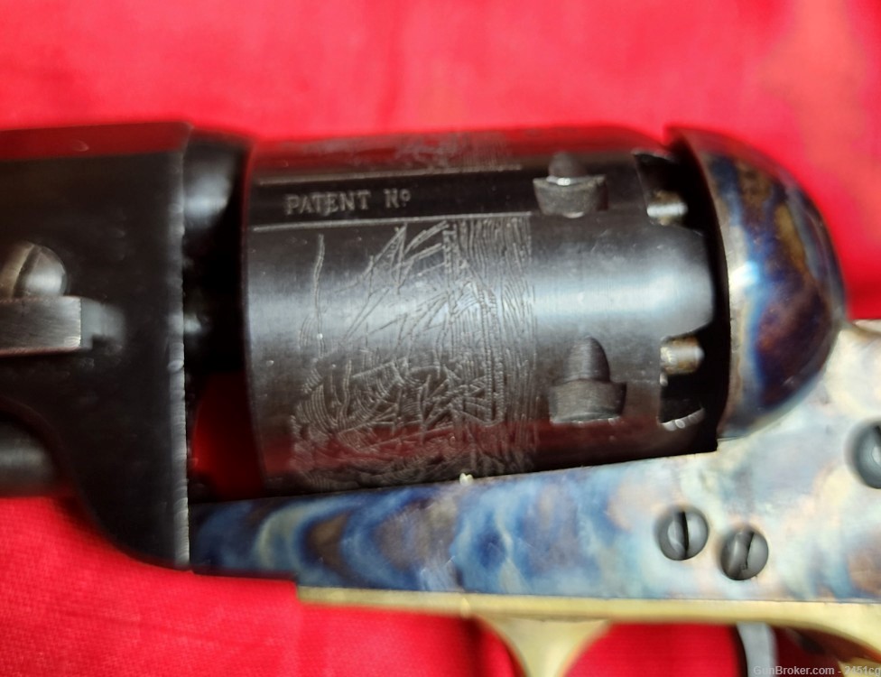 Pietta 1851 Navy Colt Single-Action .36 Caliber Black Powder Revolver -img-23