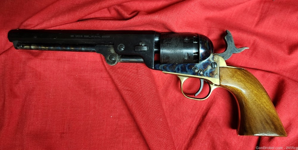 Pietta 1851 Navy Colt Single-Action .36 Caliber Black Powder Revolver -img-1