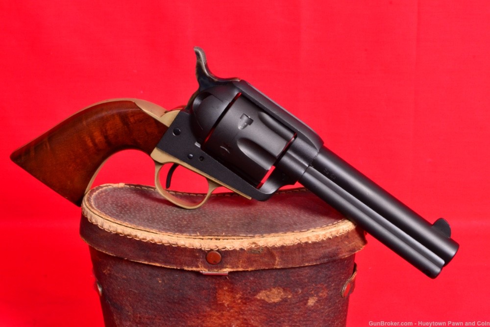 STOEGER Uberti 1873 SAA .357 Cattleman Hombre Cowboy Colt PENNY NO RESERVE-img-1