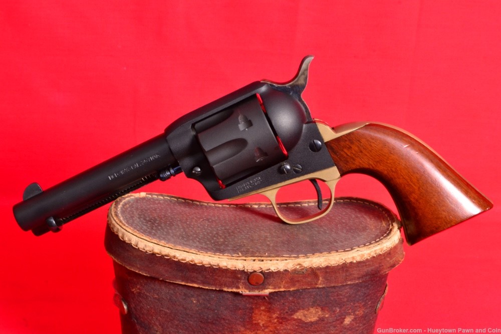 STOEGER Uberti 1873 SAA .357 Cattleman Hombre Cowboy Colt PENNY NO RESERVE-img-0