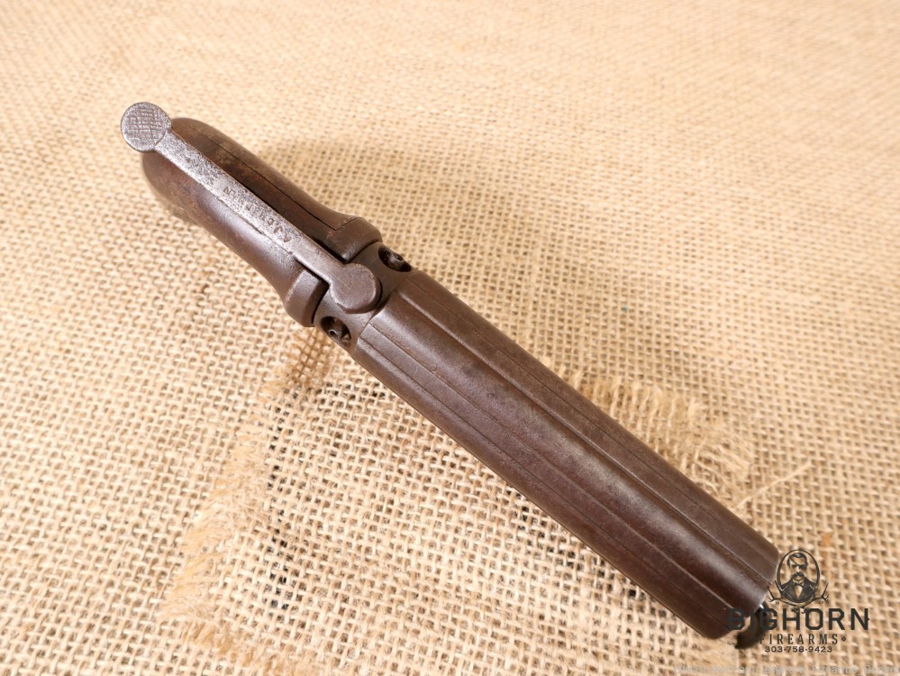 1800's Stocking and Co., Worchester, Single Action 6rd. Pepper Box Revolver-img-27