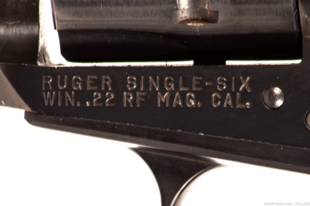 Ruger Single Six Three Screw 22 RF MAG Durys # 17265-img-8