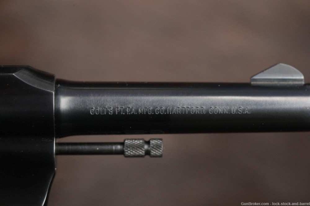 Post War Colt Official Police 4" .22 LR Long Rifle DA/SA Revolver 1965 C&R-img-12