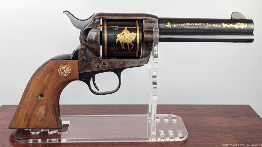 Colt|Single Action Army|Buffalo Bill Commemorative|Wood Case|LNIB-img-5